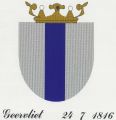 Wapen van Geervliet/Coat of arms (crest) of Geervliet