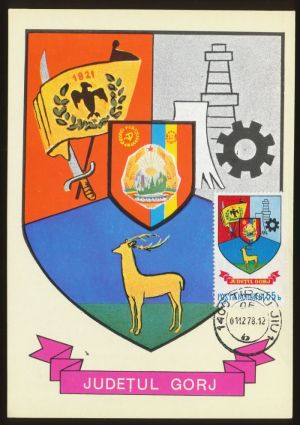 Coat of arms (crest) of Gorj (county)