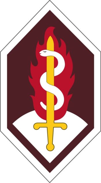Coat of arms (crest) of the Medical Research and Development Command, US Army
