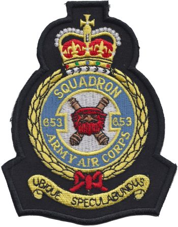 Coat of arms (crest) of the No 653 Squadron, AAC, British Army
