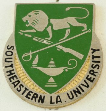 Coat of arms (crest) of the Southeastern Louisiana University Reserve Officer Training Corps, US Army