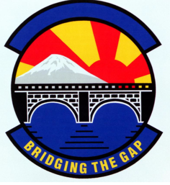 Coat of arms (crest) of the 374th Logistics Support Squadron (later Maintenance Operations Squadron), US Air Force