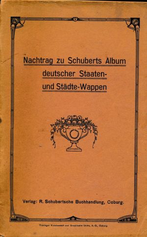 Wappen von Schuberts Album deutscher Staaten und Städtewappen