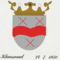 Wapen van Klaaswaal/Coat of arms (crest) of Klaaswaal