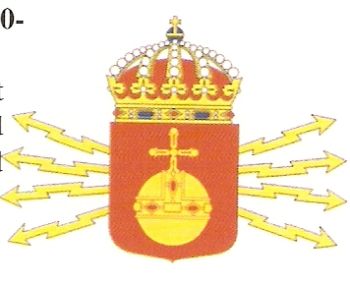 Coat of arms (crest) of 1st Signals Regiment Uppland Regiment, Swedish Army