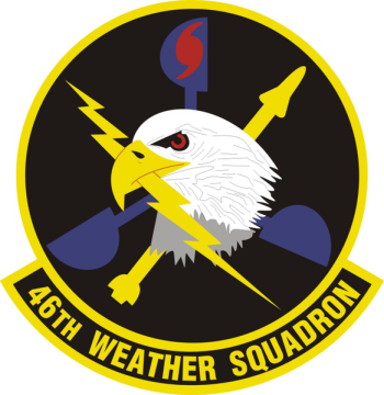 Coat of arms (crest) of the 46th Weather Squadron, US Air Force