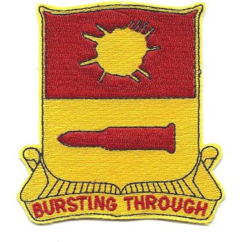 Coat of arms (crest) of 909th Field Artillery Battalion, US Army