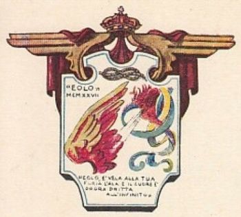 Coat of arms (crest) of the Corso Eolo 1927, Royal Aeronautical Academy, Regia Aeronautica