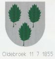 Wapen van Oldebroek/Coat of arms (crest) of Oldebroek