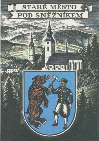 Arms (crest) of Staré Město (Šumperk)