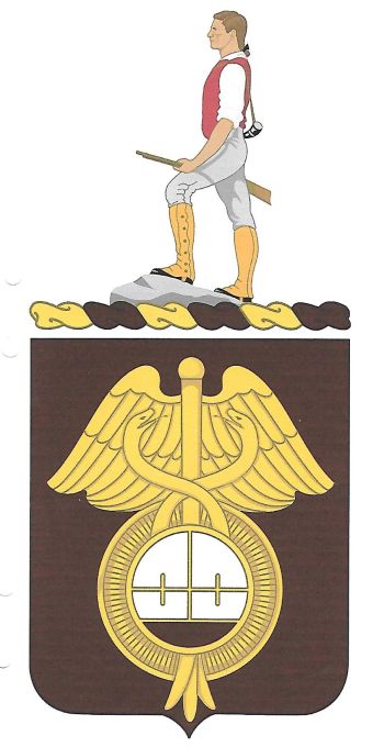 Coat of arms (crest) of the 424th Medical Battalion, US Army