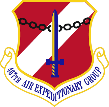 Coat of arms (crest) of the 467th Air Expeditionary Group, US Air Force