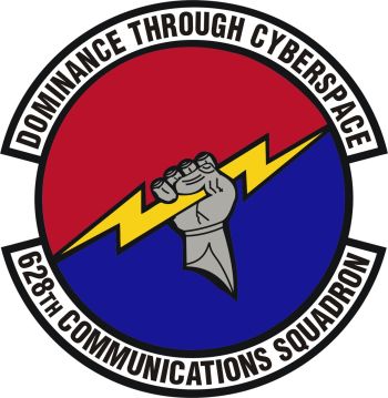Coat of arms (crest) of the 628th Communications Squadron, US Air Force