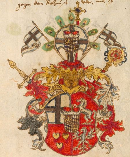 Arms of Ernst von Bayern