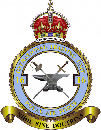 Coat of arms (crest) of No 16 Operational Training Unit, Royal Air Force
