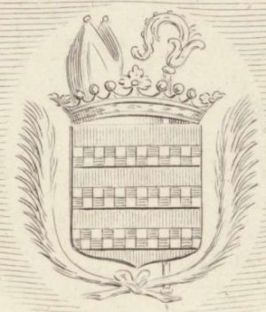 Arms (crest) of Pierre-Armand du Camboust de Coislin
