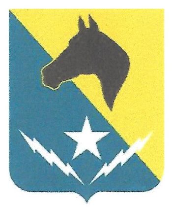 Coat of arms (crest) of Special Troops Battalion, 1st Cavalry Division, US Army