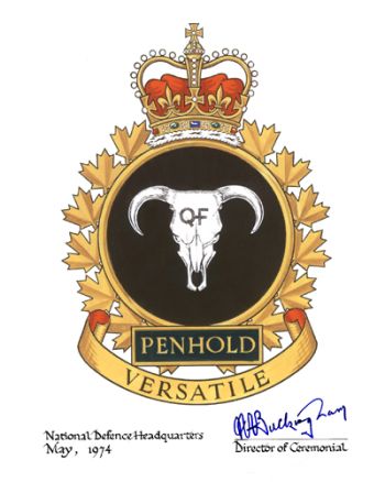 Coat of arms (crest) of the Canadian Forces Base Penhold, Canada