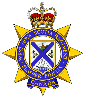 Coat of arms (crest) of the The West Nova Scotia Regiment, Canadian Army