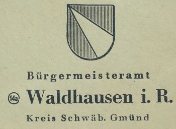 Wappen von Waldhausen (Lorch)