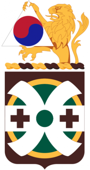 Coat of arms (crest) of the 16th Medical Battalion, US Army