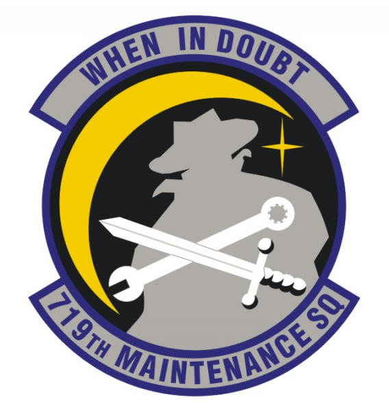 File:719th Maintenance Squadron, US Air Force.png