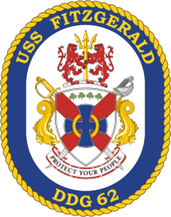 Coat of arms (crest) of Destroyer USS Fitzgerald
