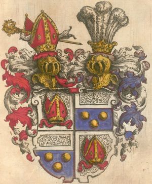 Arms (crest) of Christoph von Freyberg-Eisenberg