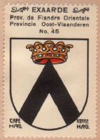 Wapen van Eksaarde/Arms (crest) of Eksaarde