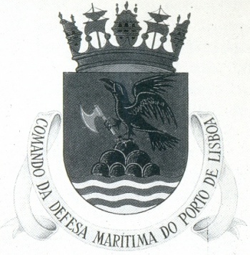 Coat of arms (crest) of the Maritime Defence Command of the Port of Lisbon, Portuguese Navy
