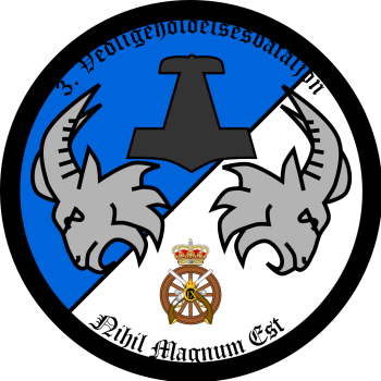 Emblem (crest) of the 2nd Company, 3rd Maintenance Battalion, The Train Regiment, Danish Army