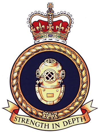 Coat of arms (crest) of the Fleet Diving Unit (Atlantic), Royal Canadian Navy