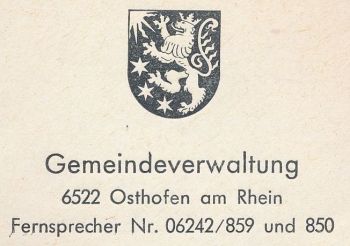 Wappen von Osthofen