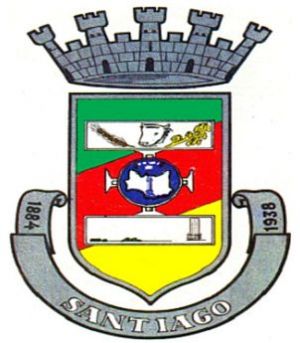 Brasão de Santiago (Rio Grande do Sul)/Arms (crest) of Santiago (Rio Grande do Sul)