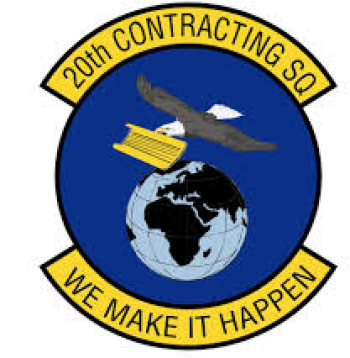 Coat of arms (crest) of the 20th Contracting Squadron, US Air Force