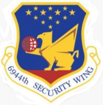 Coat of arms (crest) of the 6944th Security Wing, US Air Force