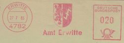 Wappen von Amt Erwitte/Arms (crest) of Amt Erwitte