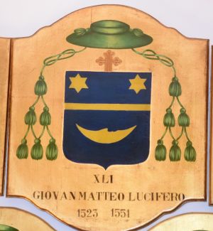 Arms (crest) of Giovanni Matteo Lucifero