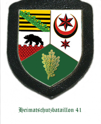 Coat of arms (crest) of the Home Defence Battalion 41, German Army