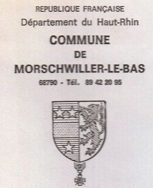 Blason de Morschwiller-le-Bas/Coat of arms (crest) of {{PAGENAME