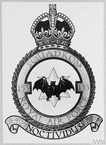 Coat of arms (crest) of the No 153 Squadron, Royal Air Force