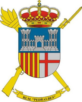 Coat of arms (crest) of the Pedralbes Military Logistics Residency, Spanish Army