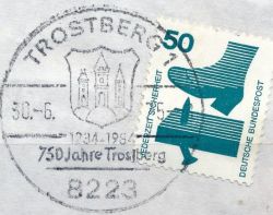 Wappen von Trostberg/Arms of Trostberg