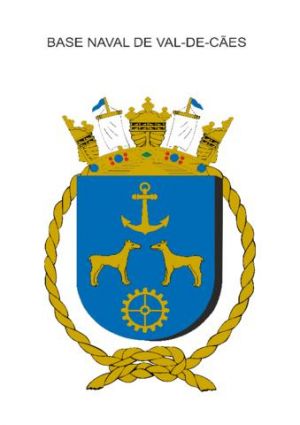 Coat of arms (crest) of the Val-de-Cães Naval Base, Brazilian Navy