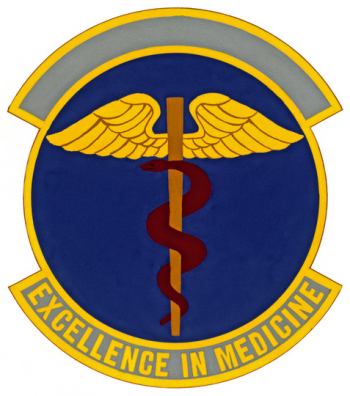 Coat of arms (crest) of the 349th USAF Clinic, US Air Force