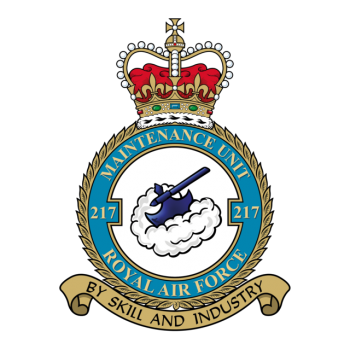 Coat of arms (crest) of the No 217 Maintenance Unit, Royal Air Force