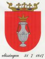 Wapen van Vlissingen/Coat of arms (crest) of Vlissingen