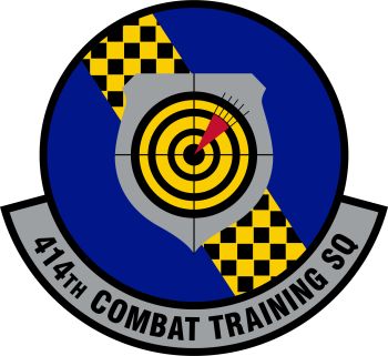 Coat of arms (crest) of the 414th Combat Training Squadron, US Air Force