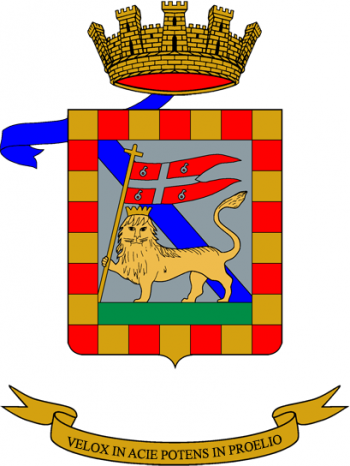 Coat of arms (crest) of the 8th Anti-Aircraft Artillery Regiment, Italian Army