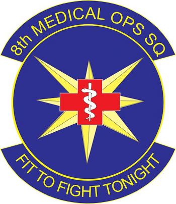 Coat of arms (crest) of 8th Operational Medical Readiness Squadron, US Air Force